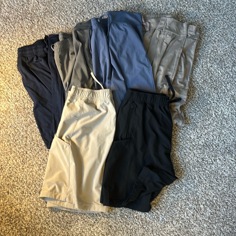 Abercrombie kids, shorts and athletic pants set (15-16)